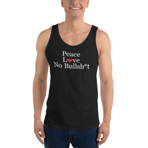 Peace Love No BS - Unisex  Tank Top