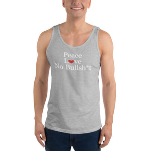 Peace Love No BS - Unisex  Tank Top