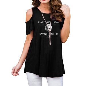 Peek-a-boo Sleeve Casual Top