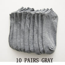 Load image into Gallery viewer, Low Cut Cotton Socks (5 pairs or 10 pairs)
