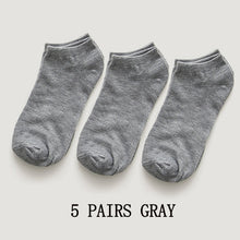 Load image into Gallery viewer, Low Cut Cotton Socks (5 pairs or 10 pairs)
