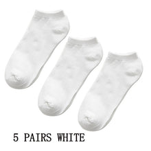 Load image into Gallery viewer, Low Cut Cotton Socks (5 pairs or 10 pairs)
