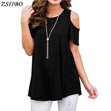 Load image into Gallery viewer, Peek-a-boo Sleeve Casual Top
